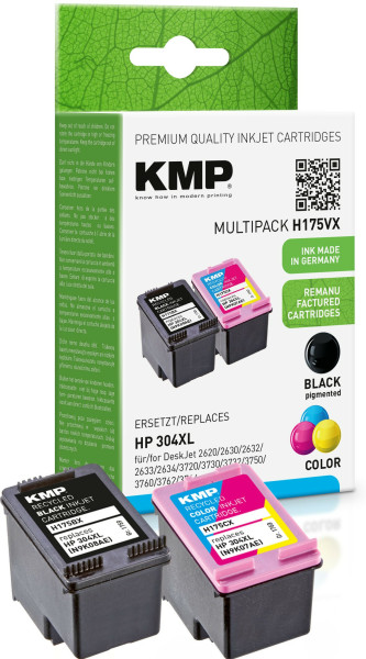 KMP MULTIPACK H175VX - 2er-Pack - Schwarz, Farbe Cyan, Magenta, Gelb (1759,4005)