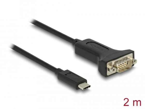 DELOCK Adapter USB Type-C zu 1 x Seriell (64196)