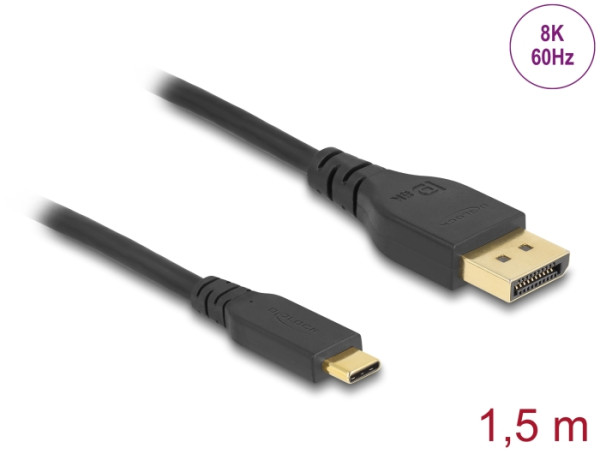 DELOCK Bidirektionales USB Type-C zu DP (86040)