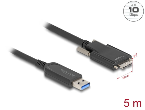 DELOCK Kabel USB Typ-A zu Micro-B 5m (83211)