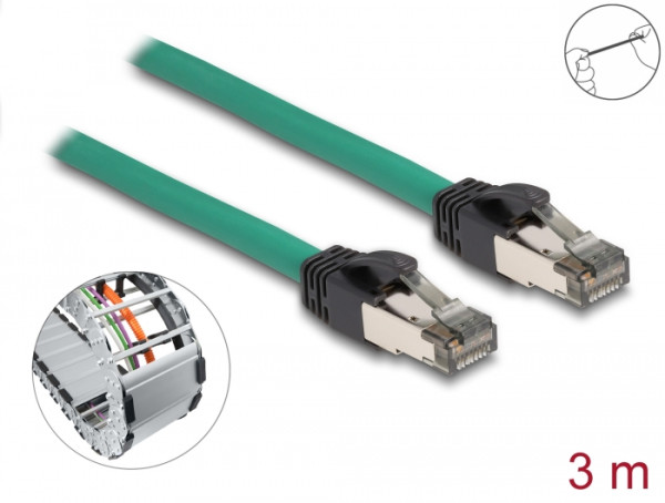 DeLOCK RJ45 Kabel PROFINET SF/UTP 3 m (80122)