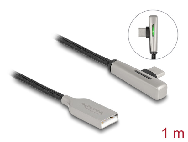 DELOCK USB 2.0 Kabel Typ-A zu Type-C 1m (80766)