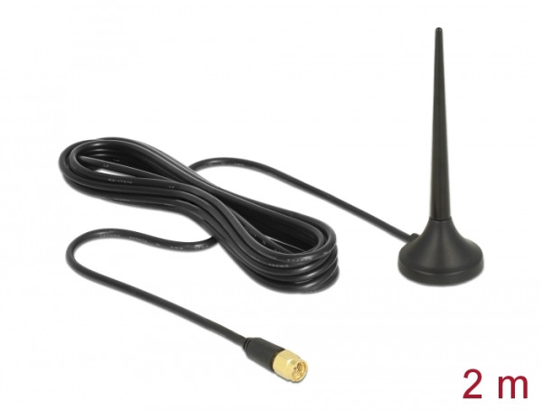 DeLOCK 12416 Netzwerk-Antenne Omnidirektionale Antenne SMA 3 dBi (12416)