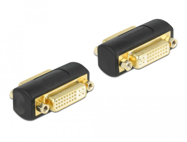 DeLOCK 65225 Kabeladapter DVI Schwarz, Gold (65225)