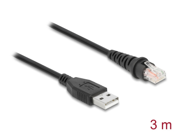 DELOCK RJ50 zu USB 2.0 Typ-A Kabel 2m (90612)