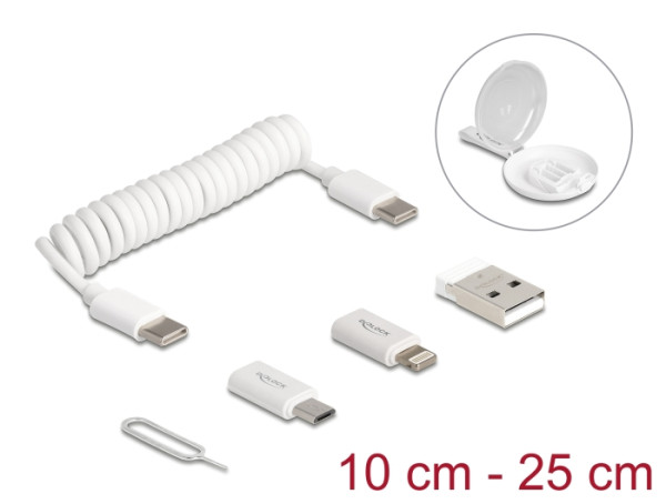 DELOCK 5 in 1 USB Daten- und Ladekabel (66612)