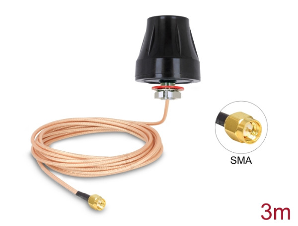 Delock LTE Antenna - Antenne - Smart Home - 2 dBi (89589)