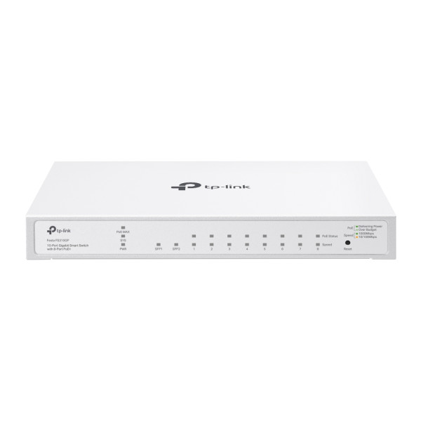 TP-Link FESTA FS310GP Netzwerk-Switch Managed L2/L2+ Gigabit Ethernet 10/100/1000 Power over Ethernet PoE 1U Weiß (FESTA FS310GP)