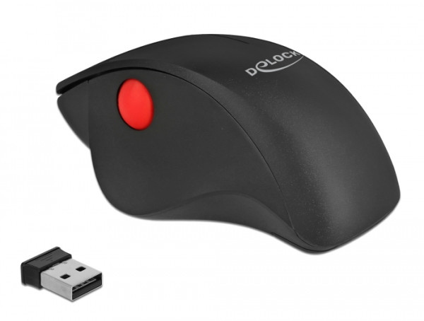 DELOCK Ergonomische USB Maus - kabellos (12598)