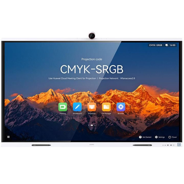 Huawei IdeaHub S2 Interaktiver Flachbildschirm 2,18 m 86" WLAN 4K Ultra HD Schwarz Touchscreen Eingebauter Prozessor (55150652)