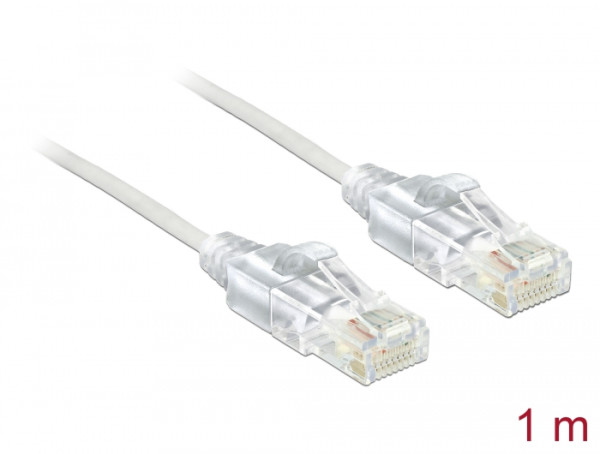 DeLOCK 83781 Netzwerkkabel Weiß 1 m Cat6 U/UTP UTP (83781)