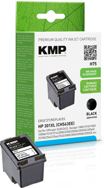 KMP H75 - 8 ml - Schwarz - compatible - Tintenpatrone (1719,4001)