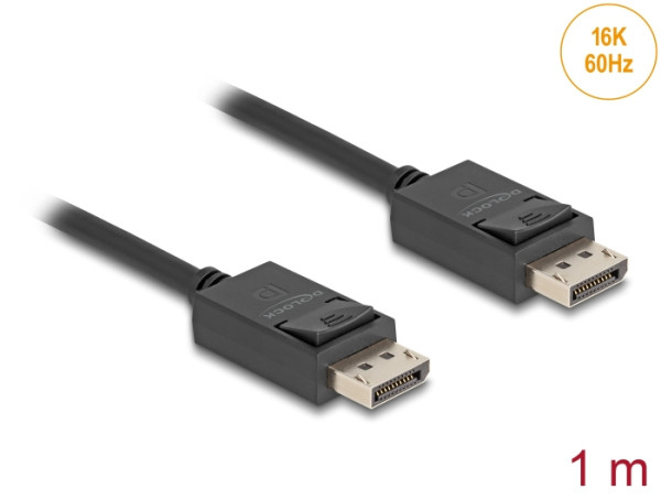 DELOCK DisplayPort Kabel 16K 60 Hz 1m (80491)